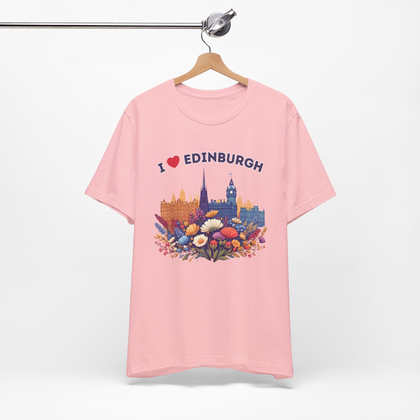 I Heart Edinburgh Scotland Skyline Unisex T-Shirt