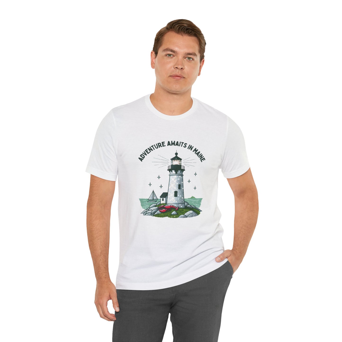 Adventure Awaits in Maine Unisex T-Shirt