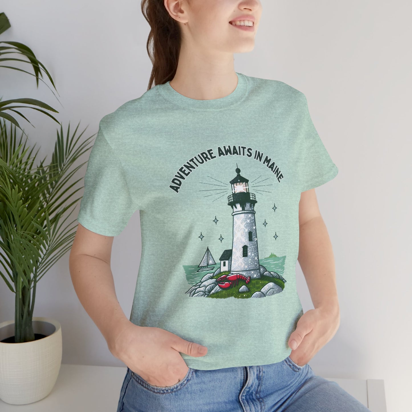 Adventure Awaits in Maine Unisex T-Shirt