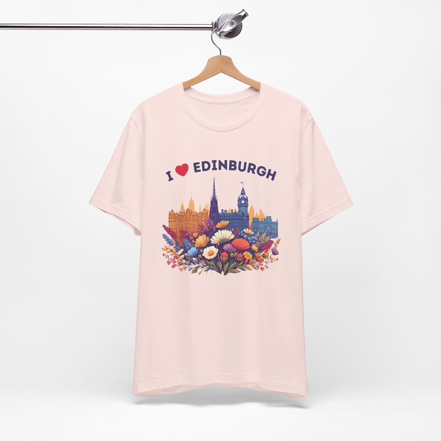 I Heart Edinburgh Scotland Skyline Unisex T-Shirt