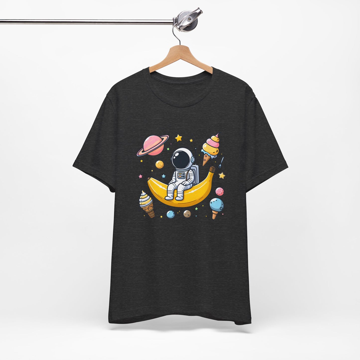 Astronaut in Banana Split Space Unisex T-Shirt