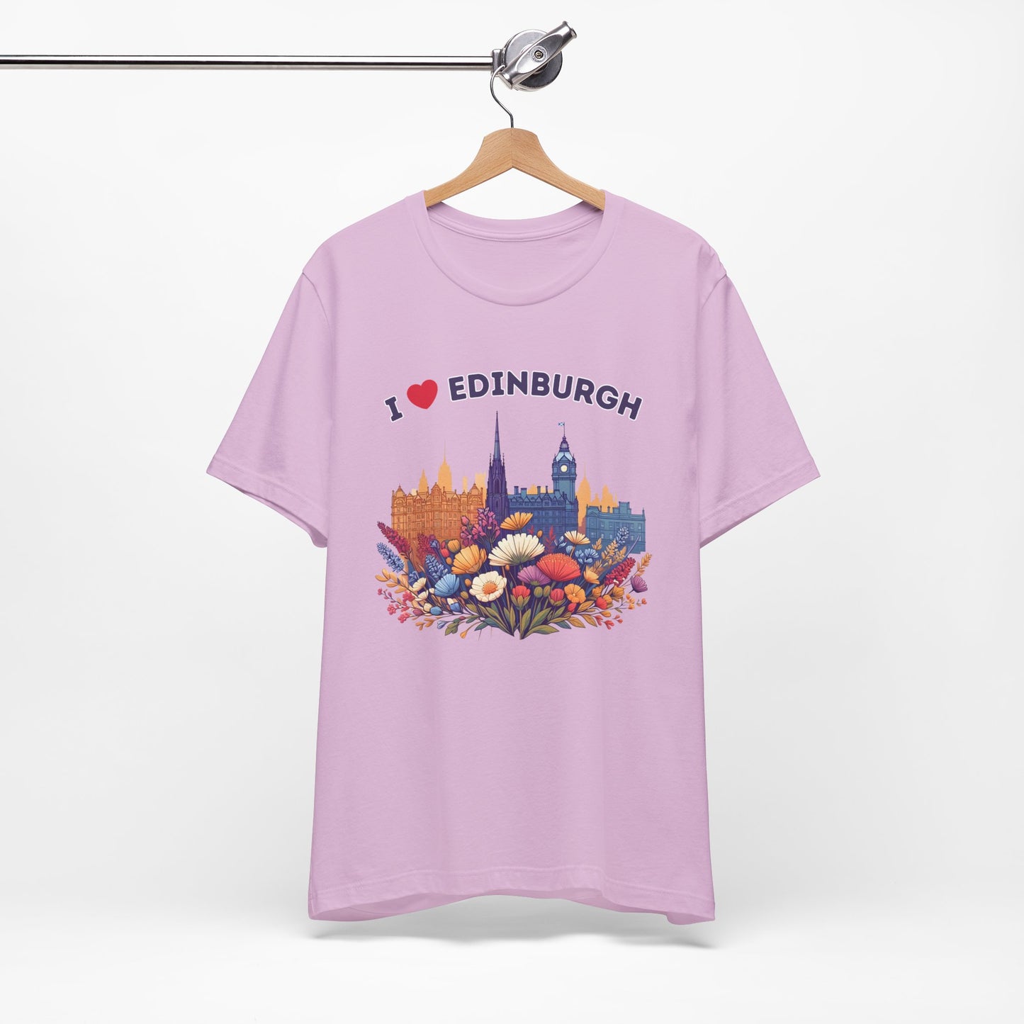 I Heart Edinburgh Scotland Skyline Unisex T-Shirt
