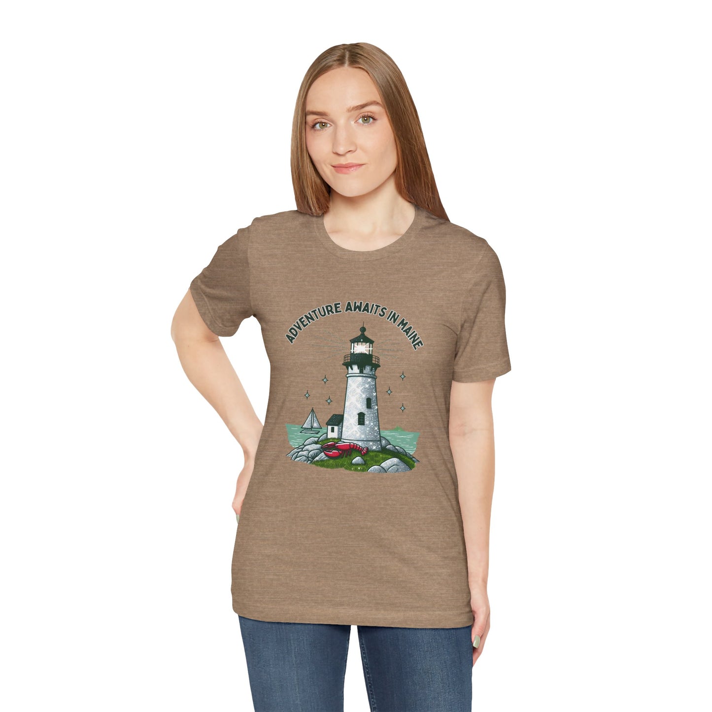 Adventure Awaits in Maine Unisex T-Shirt