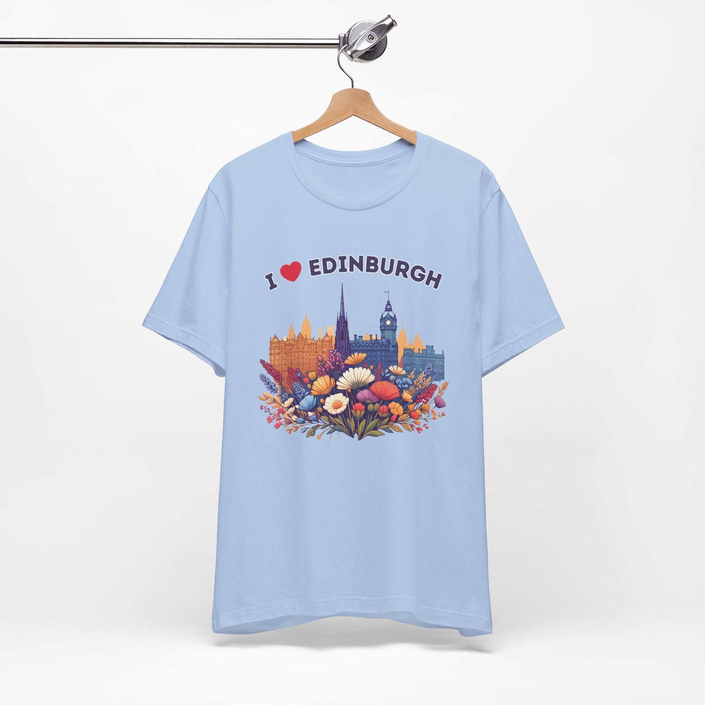 I Heart Edinburgh Scotland Skyline Unisex T-Shirt