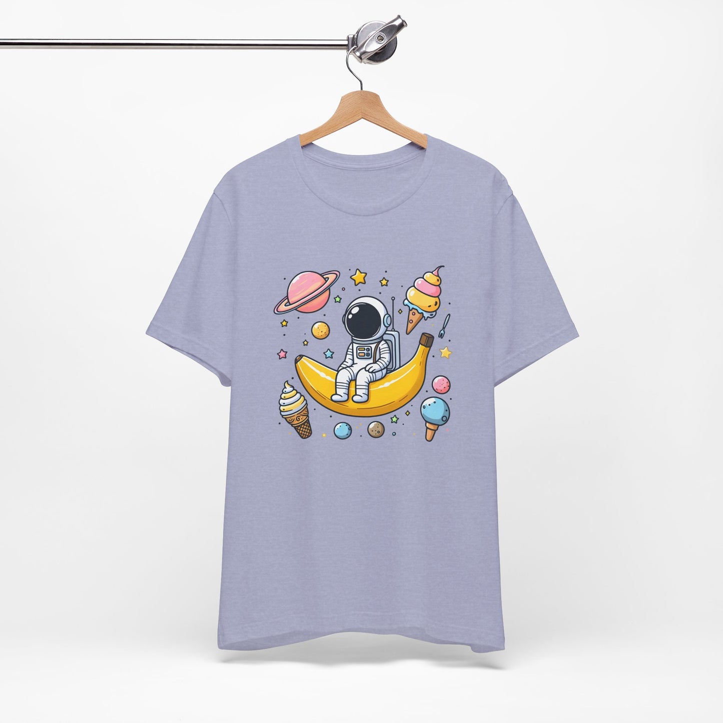 Astronaut in Banana Split Space Unisex T-Shirt