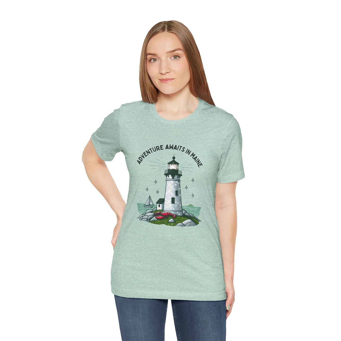 Adventure Awaits in Maine Unisex T-Shirt