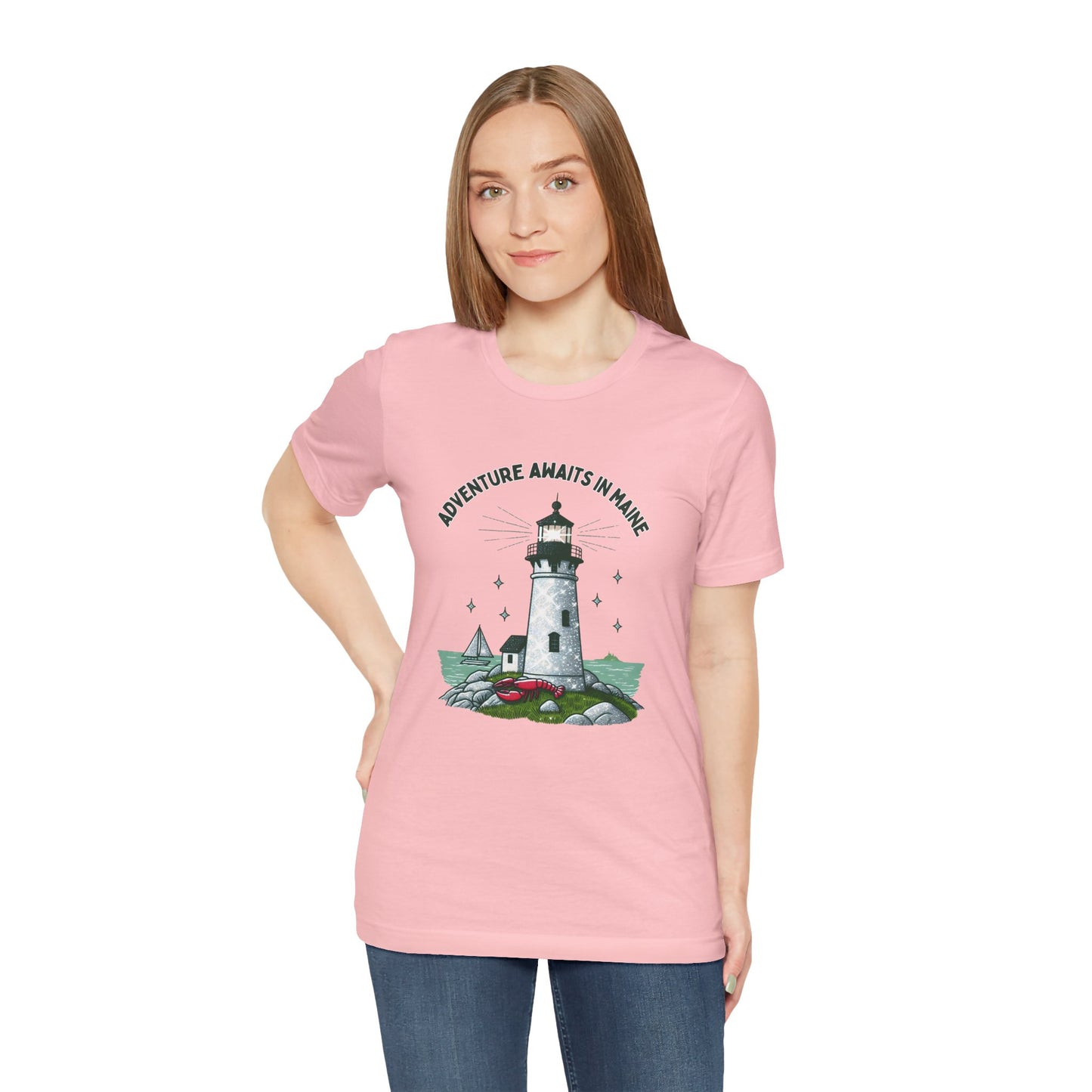 Adventure Awaits in Maine Unisex T-Shirt