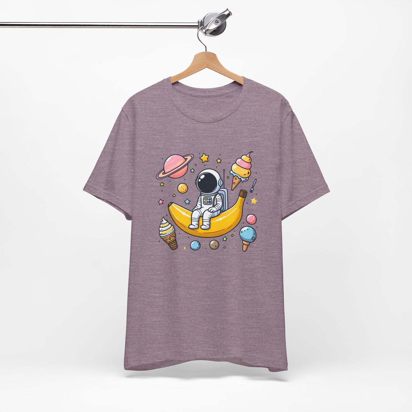 Astronaut in Banana Split Space Unisex T-Shirt