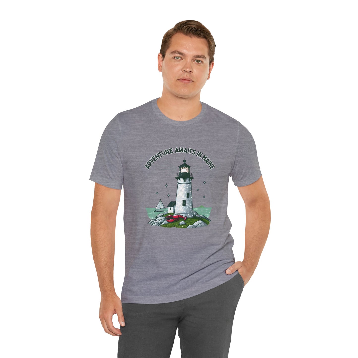 Adventure Awaits in Maine Unisex T-Shirt