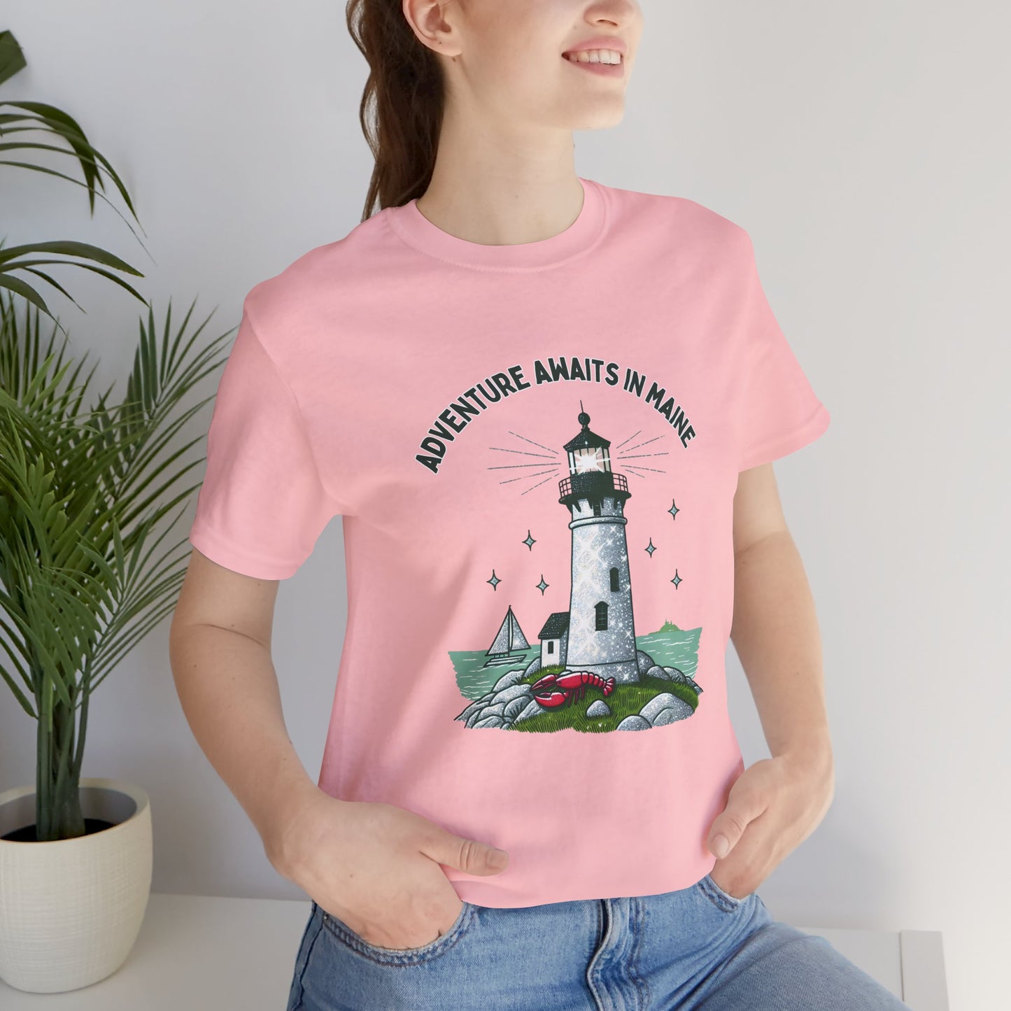 Adventure Awaits in Maine Unisex T-Shirt