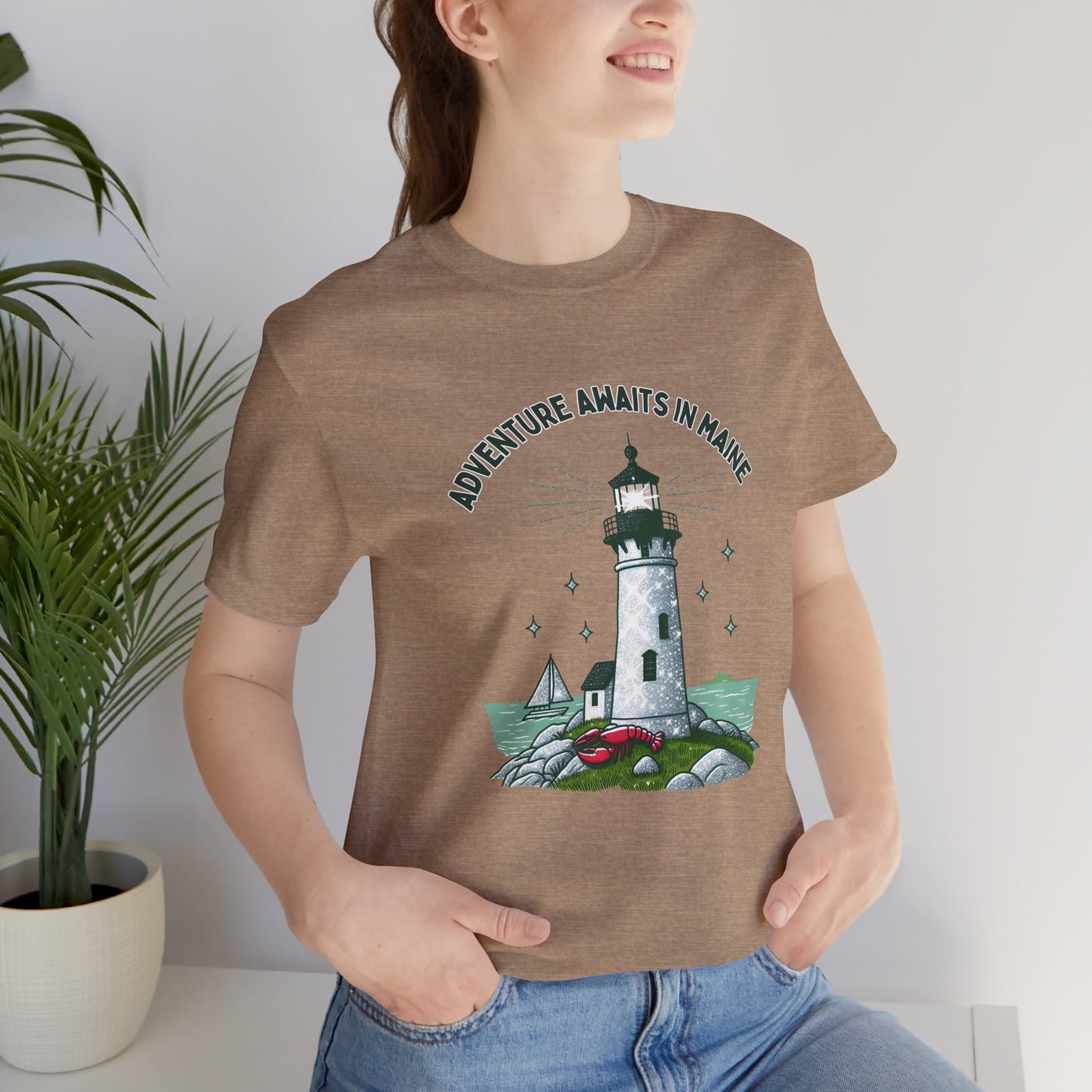 Adventure Awaits in Maine Unisex T-Shirt